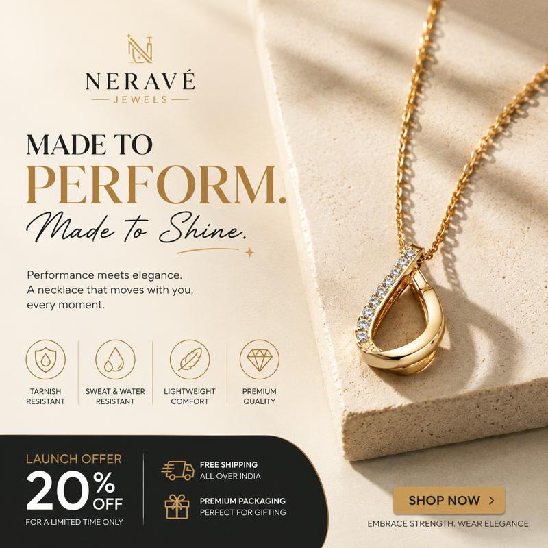 Jewellery product static ad